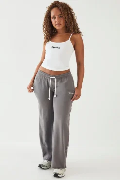 Jogging Dsgn Studio Taille Basse Cordon Contrasté Jambe Droite Molleton Bouclette
