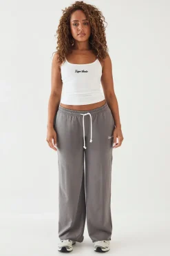 Jogging Dsgn Studio Taille Basse Cordon Contrasté Jambe Droite Molleton Bouclette