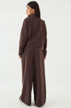 DSGN Studio Jogging à Taille Haute et Jambes Larges<Femme Pantalons|Dsgn Studio