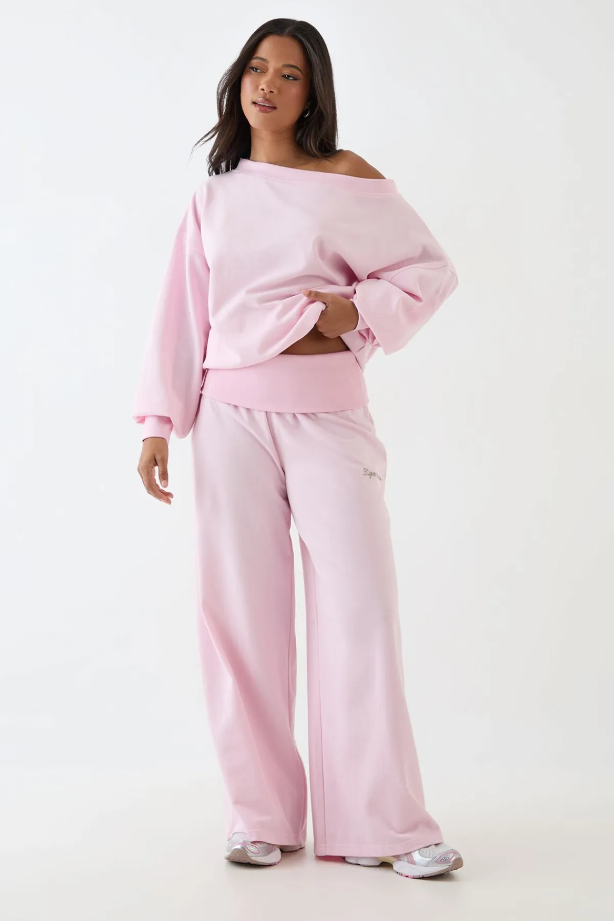 DSGN Studio Jogging Taille Mi-haute Avec Ceinture Repliable Léger<Femme Pantalons|Dsgn Studio