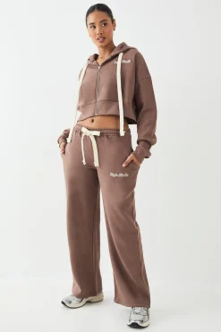 DSGN Studio Jogging Taille Moyenne Jambe Droite avec Cordon Contrastant<Femme Pantalons|Dsgn Studio
