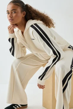 Jogging DSGN Studio Tricot à Jambe Droite avec Bande Latérale