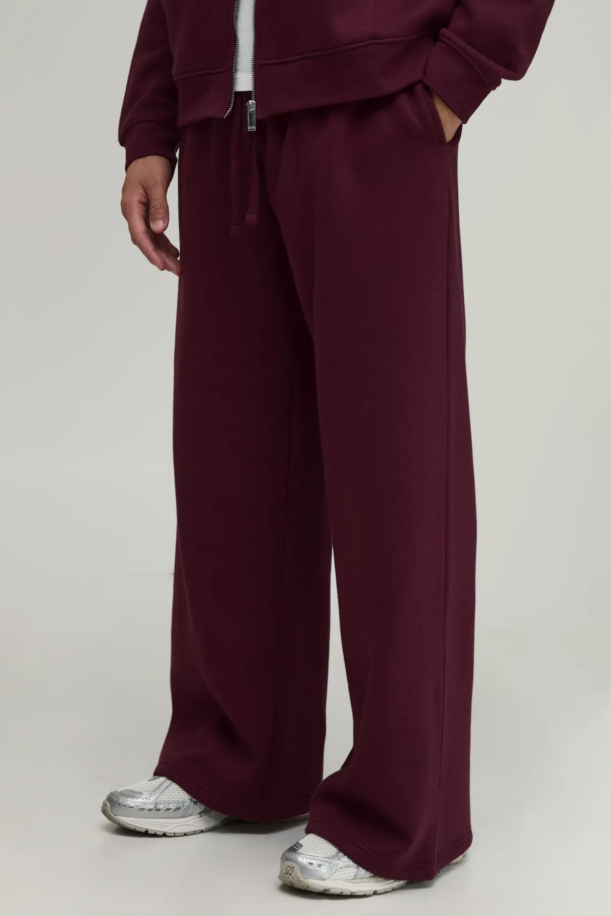 boohooMAN Jogging Essentiel À Jambe Large<Homme Survêtements|Essentiels