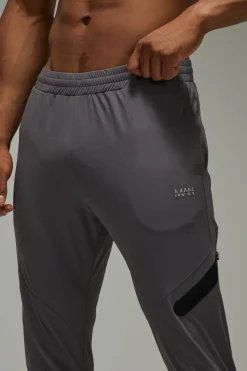 boohooMAN Jogging Fuselé Zippé À Bandes MAN Active<Homme/Femme Tout Afficher Activewear|Jogging