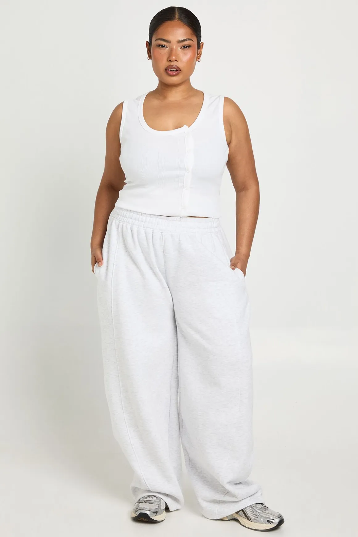 Jogging Grande Taille Jambe Large Coupe Baril