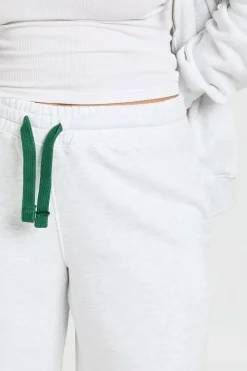 Jogging Grande Taille Jambes Larges à Cordon Contrastant