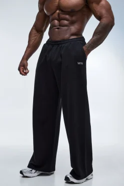 boohooMAN Jogging Homme Actif Coupe Large À Molleton Bouclette<Homme/Femme Tout Afficher Activewear|Jogging