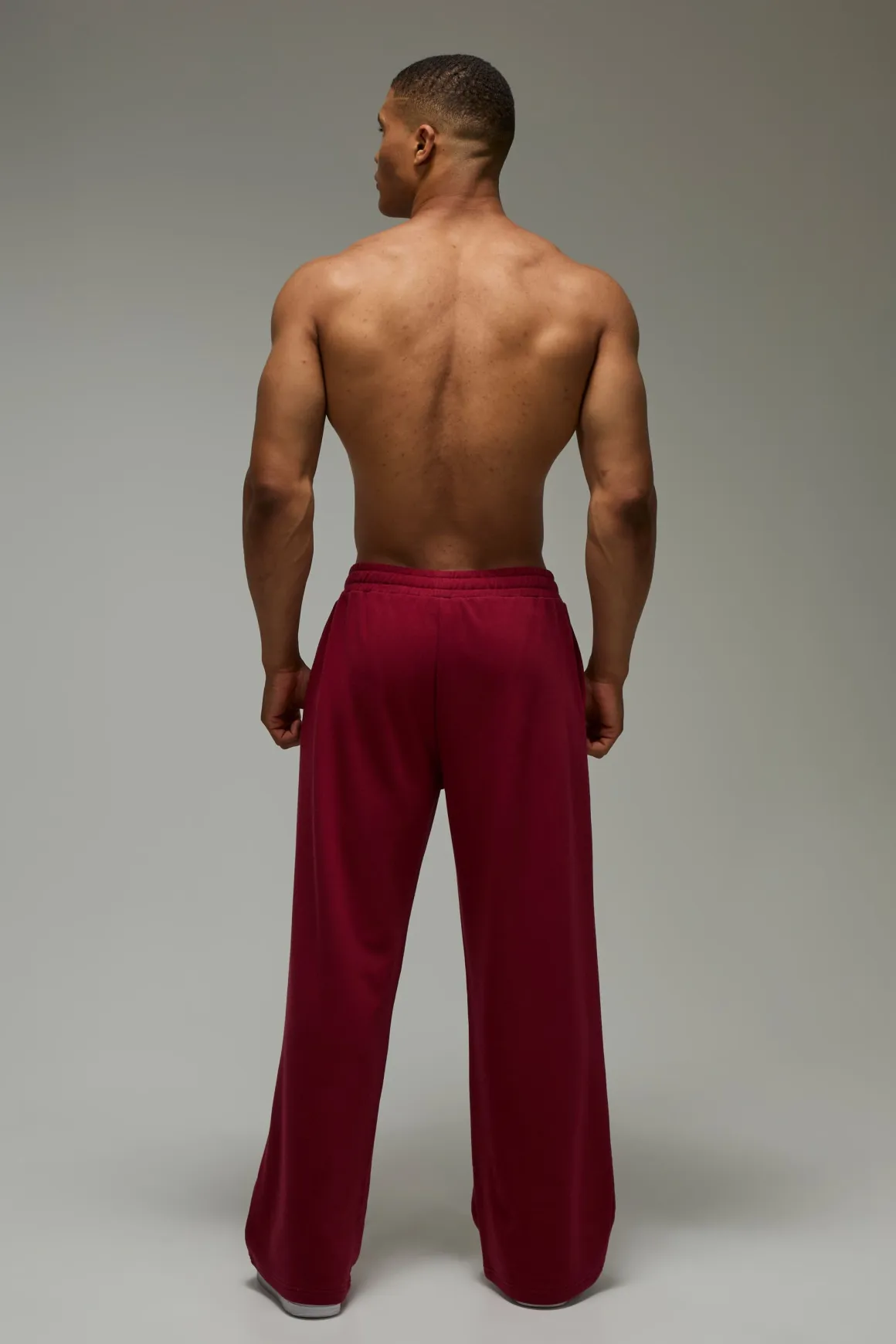 Jogging Homme Actif Jambe Large En Molleton Bouclette