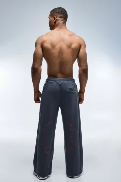 Jogging Homme Actif À Jambe Large En Molleton Bouclette