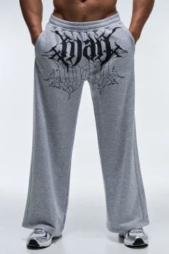 Jogging Homme Actif À Jambes Larges En Molleton Bouclette