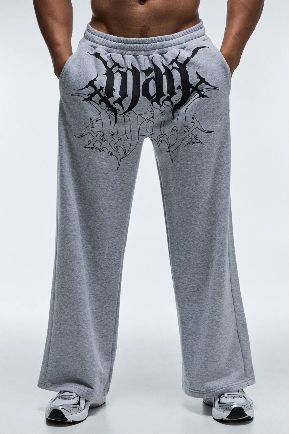 Jogging Homme Actif À Jambes Larges En Molleton Bouclette