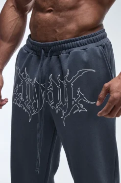 boohooMAN Jogging Homme Coupe Droite En Molleton Bouclette<Homme/Femme Tout Afficher Activewear|Survêtements