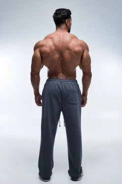boohooMAN Jogging Homme Coupe Droite En Molleton Bouclette<Homme/Femme Tout Afficher Activewear|Survêtements