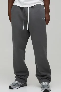 boohooMAN Jogging Homme Coupe Large Haute Script<Homme Tout Afficher|Jogging
