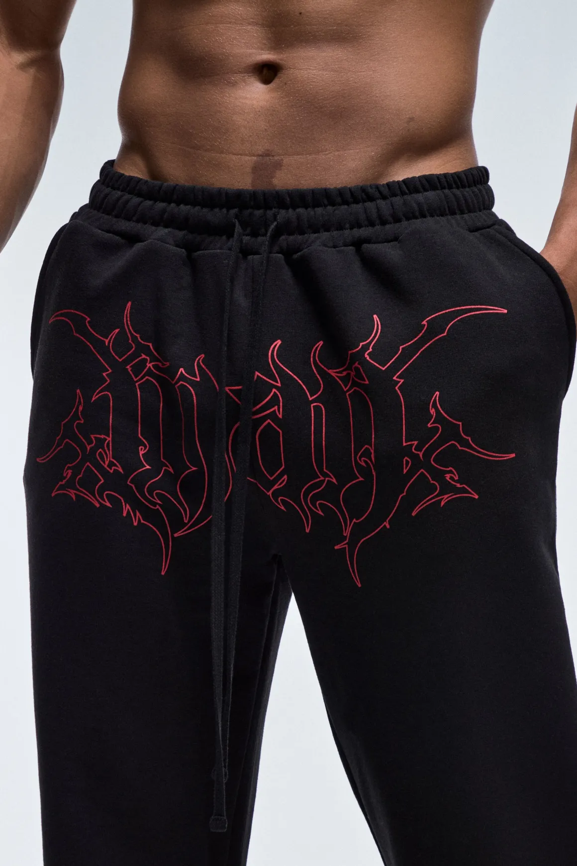 Jogging Homme Jambe Droite En Molleton Bouclette Coupe Active