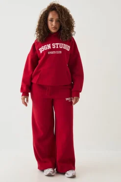 DSGN Studio Jogging Jambe Droite À Appliqué<Femme Pantalons|Dsgn Studio