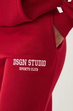 DSGN Studio Jogging Jambe Droite À Appliqué<Femme Pantalons|Dsgn Studio
