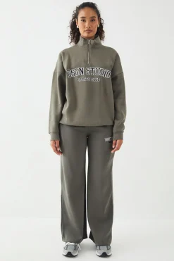 DSGN Studio Jogging Jambe Droite avec Appliqué<Femme Pantalons|Dsgn Studio