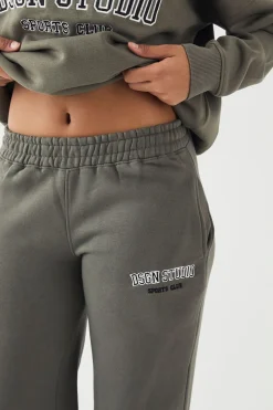 DSGN Studio Jogging Jambe Droite avec Appliqué<Femme Pantalons|Dsgn Studio