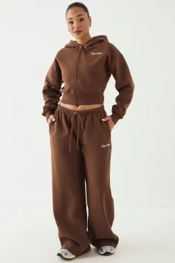 Jogging Jambe Droite Brodé Script Dsgn Studio