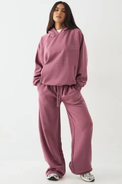Jogging Jambe Droite Brodé Script DSGN Studio