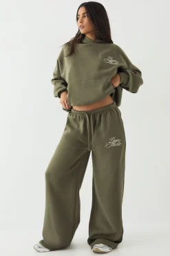 DSGN Studio Jogging Jambe Droite Script<Femme Pantalons|Dsgn Studio