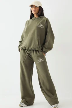 DSGN Studio Jogging Jambe Droite Script<Femme Pantalons|Dsgn Studio