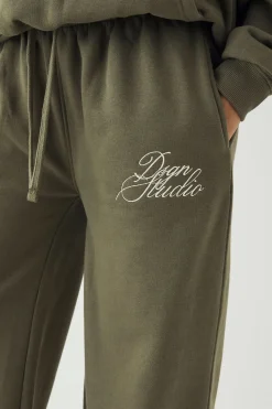 DSGN Studio Jogging Jambe Droite Script<Femme Pantalons|Dsgn Studio