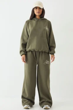 DSGN Studio Jogging Jambe Droite Script<Femme Pantalons|Dsgn Studio