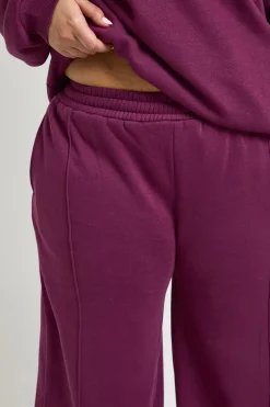 boohoo Jogging Jambe Droite À Détail De Pinces Plus Core Basic<Femme Pantalons|Basiques