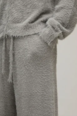 boohooMAN Jogging Jambe Droite En Maille Peluche Extrême<Homme Ensembles|Joggings