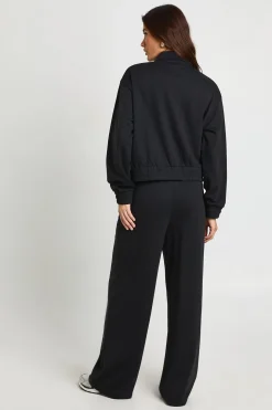 Jogging Jambe Droite en Maille Interlock