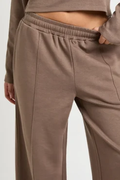 Jogging Jambe Droite en Maille Interlock