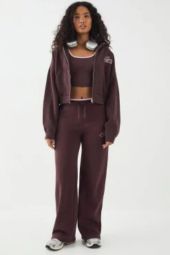 DSGN Studio Jogging Jambe Droite Script Contrasté<Femme Pantalons|Dsgn Studio
