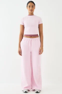 Jogging Jambe Large avec Appliqué Tissu Assorti DSGN Studio