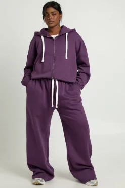 boohoo Jogging Large Plus à Cordon de Serrage Contrastant<Femme Pantalons|Joggings