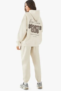 Jogging Oversize À Revers Avec Slogan Bubble Sport Dsgn Studio