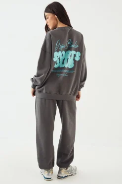 Jogging Oversize à Revers DSGN Studio Sports Bubble Slogan