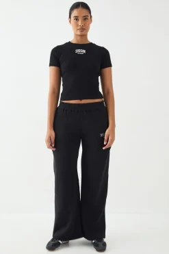 DSGN Studio Jogging Petite à Appliqués Coupe Droite<Femme Pantalons|Dsgn Studio