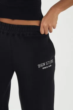 DSGN Studio Jogging Petite à Appliqués Coupe Droite<Femme Pantalons|Dsgn Studio