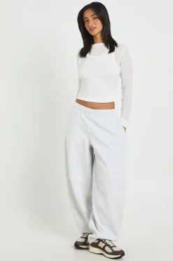 boohoo Jogging Petite à Jambes Évasées<Femme Pantalons|Athleisure