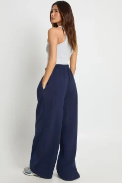 boohoo Jogging Taille Haute à Jambes Droites avec Détails Plissés<Femme Pantalons|Athleisure