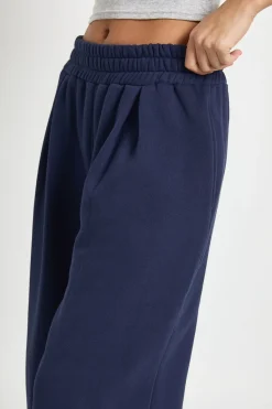 boohoo Jogging Taille Haute à Jambes Droites avec Détails Plissés<Femme Pantalons|Athleisure