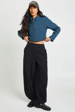 boohoo Jogging Taille Haute à Jambes Évasées<Femme Pantalons|Athleisure