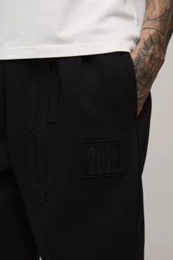 Jogging Tall Baggy À Bords Bruts Avec Appliqué Dollar