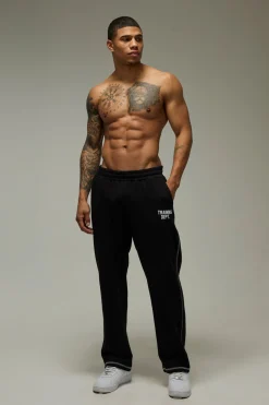 Jogging Training Dept Jambes Droites Coutures Contrastées