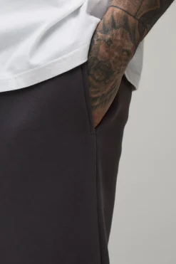 Jogging Évasé Baggy Taille Haute Avec Ourlet Fendu