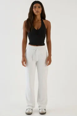 DSGN Studio Jogging Évasé Taille Basse En Molleton Bouclette<Femme Pantalons|Dsgn Studio