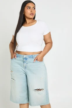 Jort Déchiré Taille Mi-haute Grande Taille