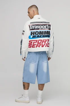 Jort Long Délavé À Broderies